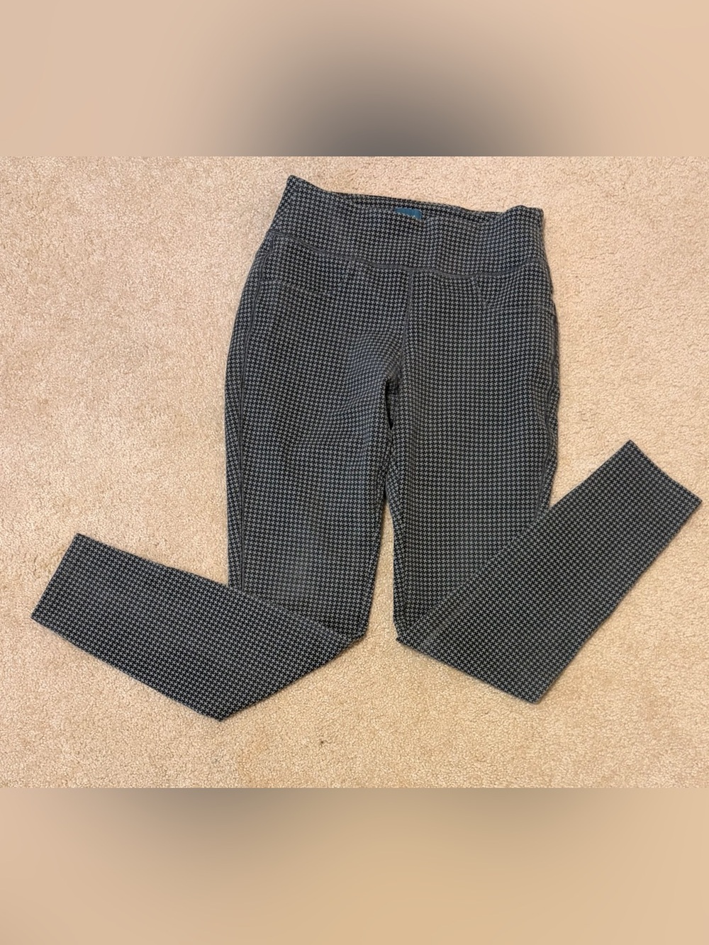 Jag Black & Grey Houndstooth Ricki Leggings